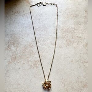 Vintage Christian‎ Dior Floral Knot Necklace